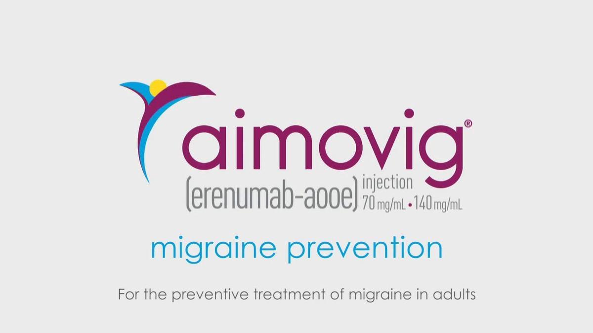 'Video thumbnail for Aimovig for migraine prevention #Shorts'